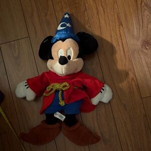 Disney Mickey Mouse Wizard Plush - Red and Blue